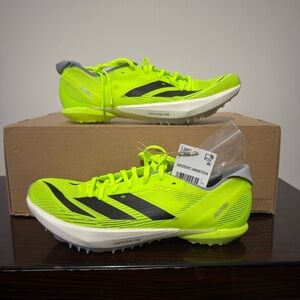 Adidas Adizero Ambition Lucid Lemon Track Cleats Spikes IH5798 Men's 5.5 W/6.5